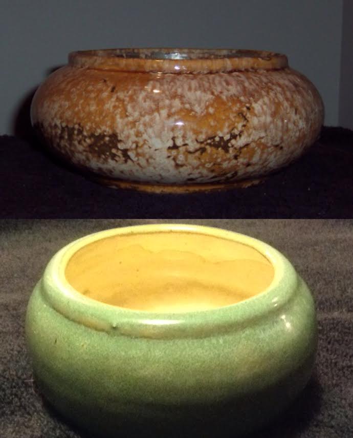 I found a nice green bowl with "yellow" interior: similar to CL 40? Plain10