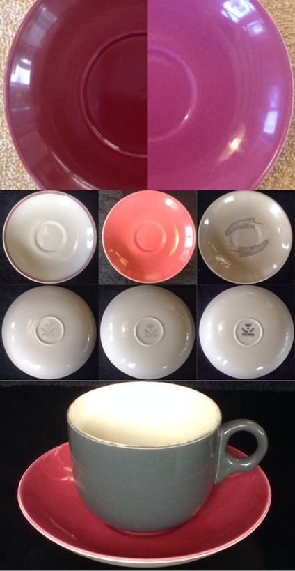 Plum Vitrified 739 Saucers: I need some Carlton cups to match Plum10