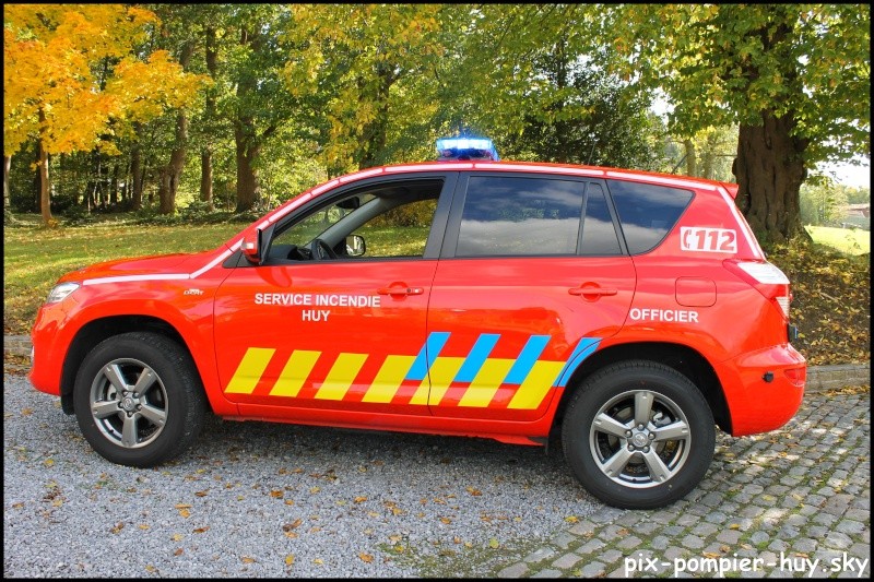 Nouveau véhicule officier des pompiers de Huy 0411