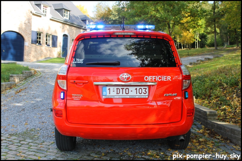 Nouveau véhicule officier des pompiers de Huy 0611