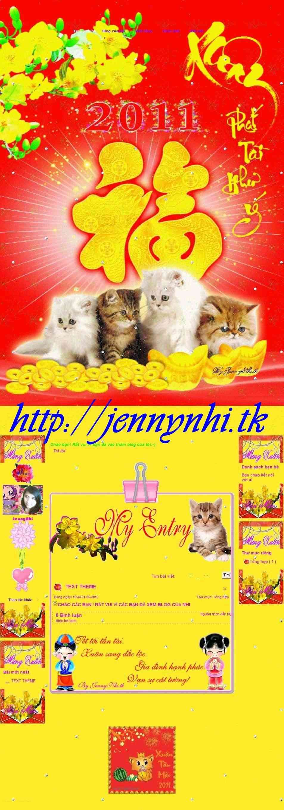 [Cho blog lung linh] Theme meo meo cho tết con mèo ^^ Meomeo10