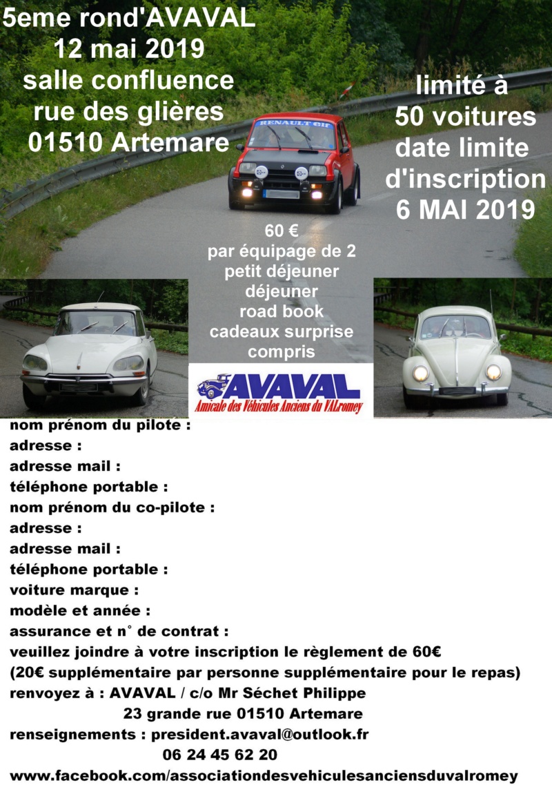  Artemare / 5eme rond'AVAVAL 12 Mai 2019 Affich10