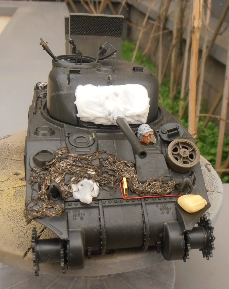 Sherman M4   " deep wading " ( tamiya 1/35eme ) Pc160815