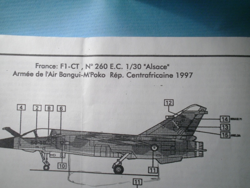 Mirage F1 CT Ec 1/30 Alsace Revell 1/72 P6290014