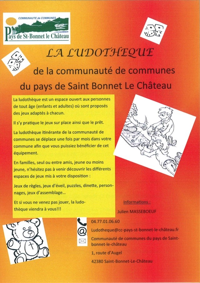 La ludothèque sur Soleymieux et St Jean Soleymieux 20141015