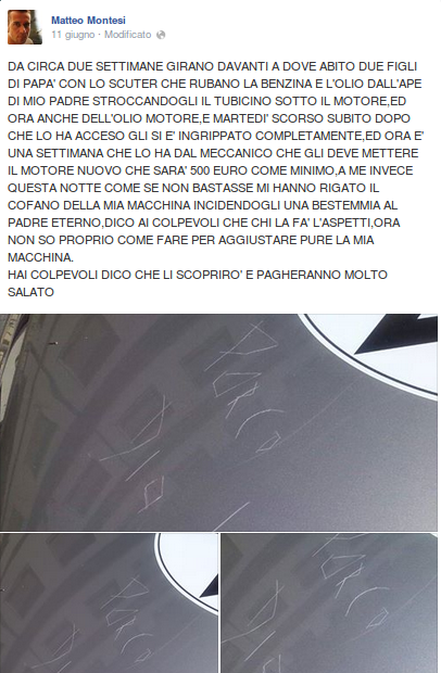 quando ti graffiano la macchina Screen10