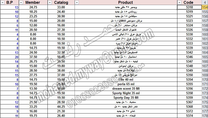 قائمة أسعار منتجات ماي واي في كتالوج سبتمبر 2014 ~~ بسعر الكتالوج ... بسعر العضويه ... عدد النقاط ~~ 7_o11