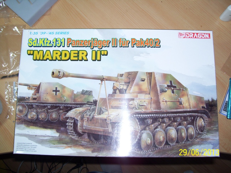 Sdkfz 131 Panzerjäger II fur Pak 40/2 "Marder II" MADE IN DRAGON 1/35ème  13728623