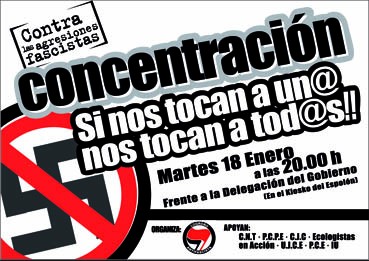Martes 18 Concentración Antifascista Logroño. Concen10
