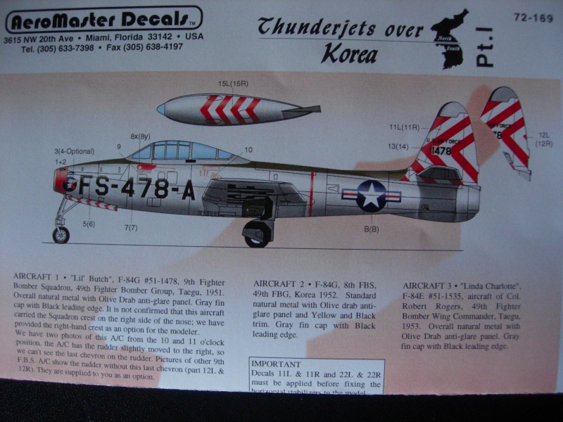 F84-E Thunderjet - 1/72 - Italeri Dscn5511
