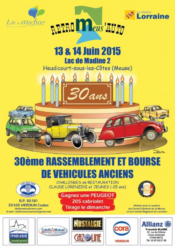 Rétro Meus'Auto au lac de Madine - 13 et 14 juin 2015 20153910