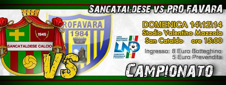 Campionato 15°giornata: Sancataldese - pro favara 2-1 10848010