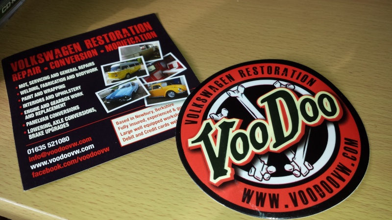 Voodoo VW Newbury Stickers Voodoo10