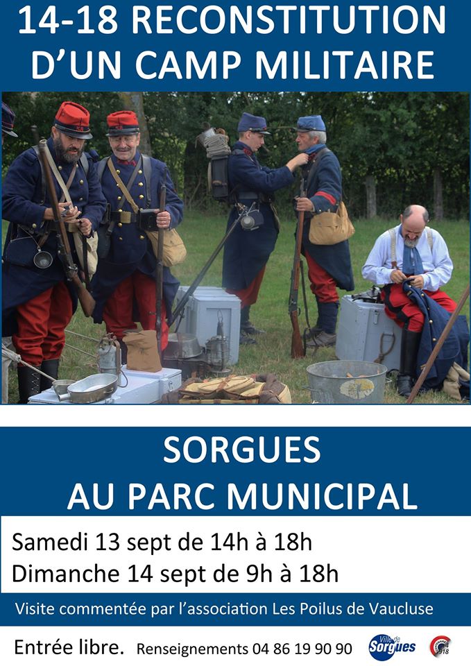Reconstitution 14-18 à Sorgues (Vaucluse) 13-14 Septembe 2014 10773210