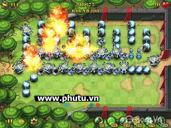 Game Fieldrunners - Tower Defence hấp dẫn 231