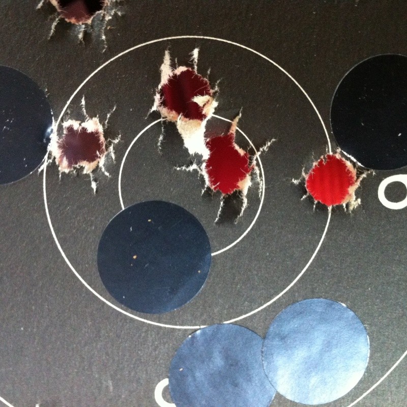 Impacts bizarre avec Remington 1858 Uberti Impact11