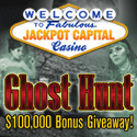Jackpot Capital Casino Ghost Hunt $100,000 Bonus Giveaway Jackpo14