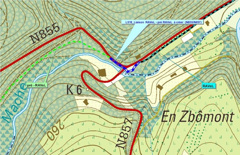 RAVeL L518 Pré-RAVeL Daverdisse-Porcheresse (L518) Plan10