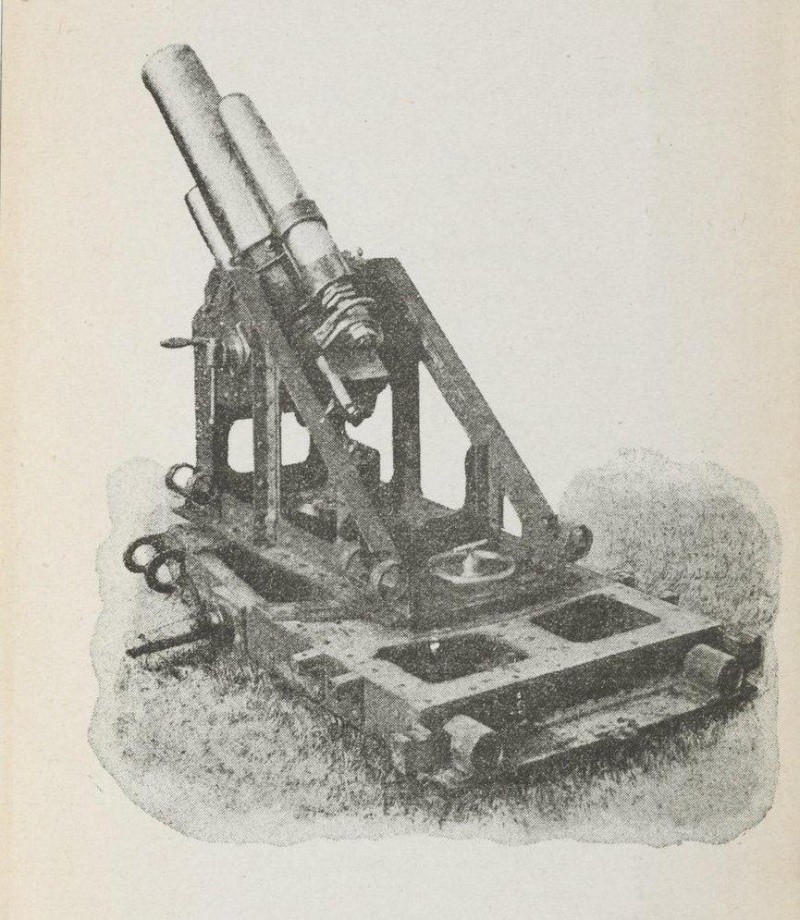 Le mortier de tranchée Fabry m1917 et sa bombe de 150T  150m1711