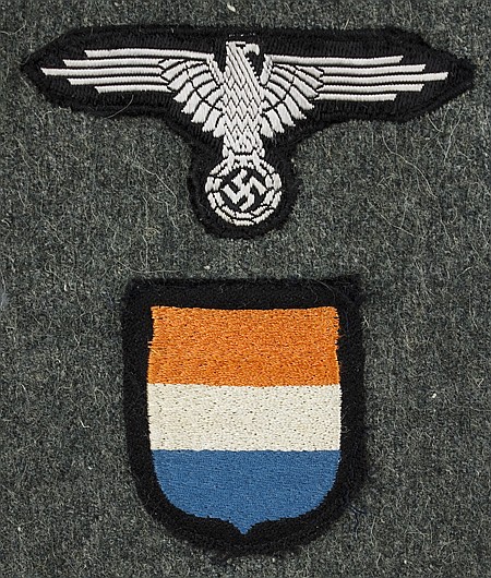 Insigne tricolore inconnu - insigne volontaire brigade Nerderland de la WSS ? Ss_ned10