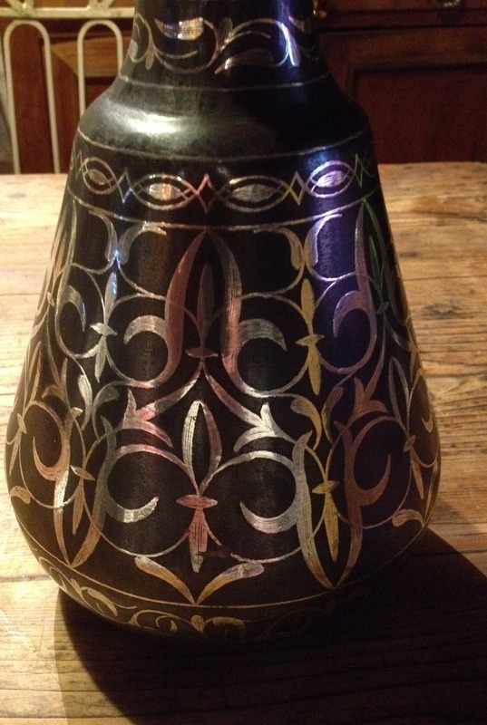 vase en fer décors démasquiné Img_6811