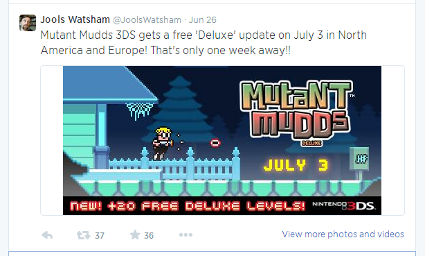 eshop: Free Mutant Mudds Deluxe Update Arrives On The 3DS In NA And EU On July 3rd! Jools_10