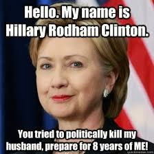 Hillary says Hillar10