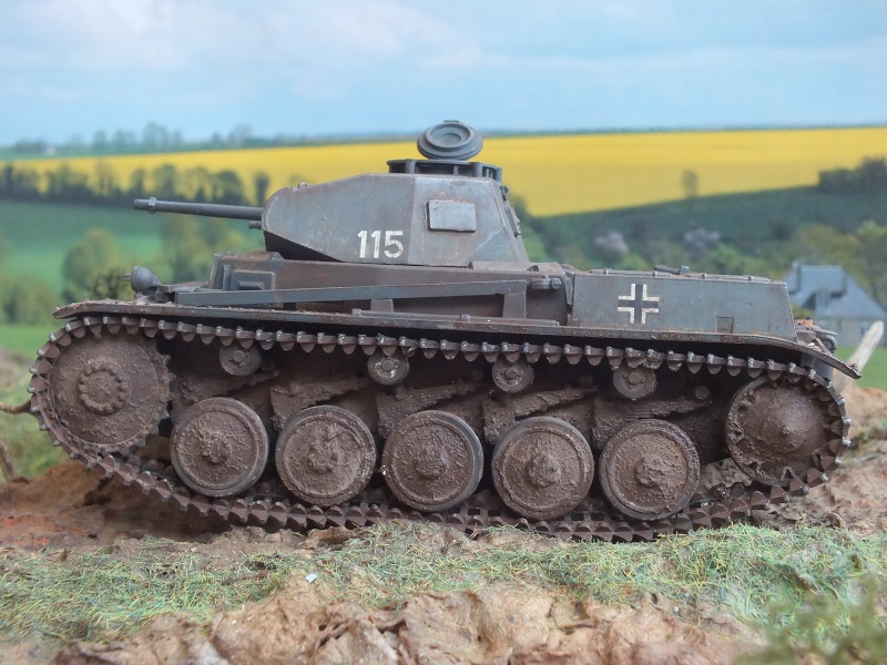 Panzer II Ausf. F unité inconnue, en France , quelque part en Bretagne , printemps 1943. Dscf4717