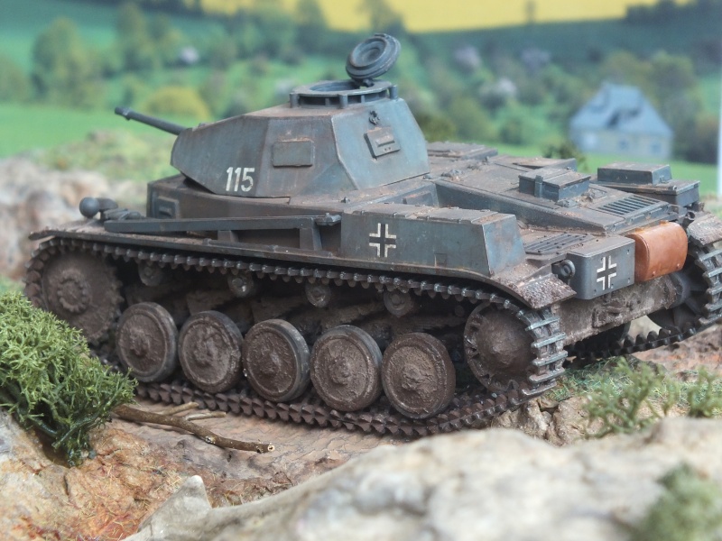 Panzer II Ausf. F unité inconnue, en France , quelque part en Bretagne , printemps 1943. Dscf4722