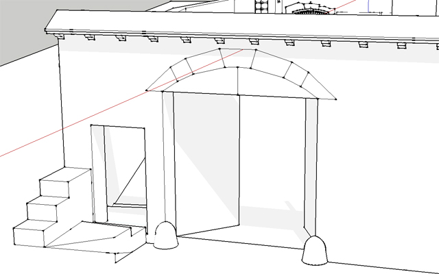 photoshop - Réalisation d'un château - Modélisation : Sketchup - Rendu : Vray - Post prod : Photoshop A111