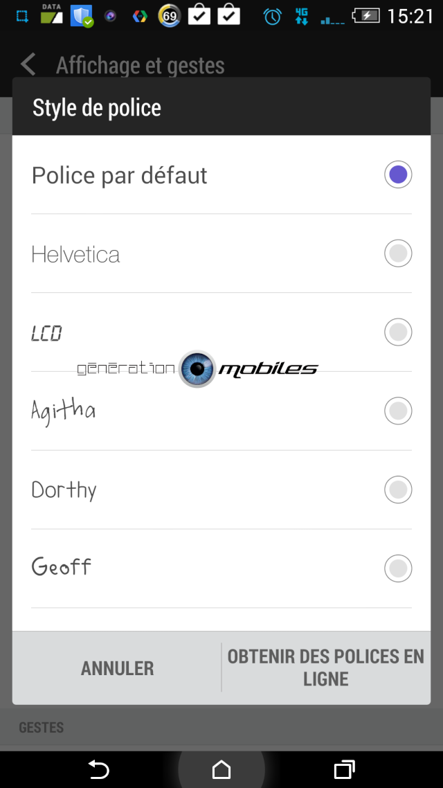 [TUTO] Comment changer la police facilement sur le HTC one M8 Screen12