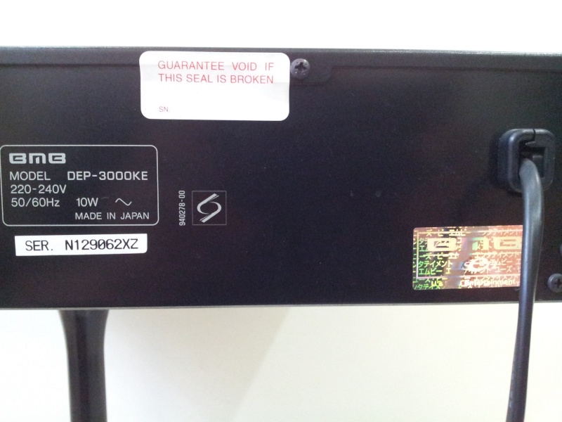BMB DEP-3000K Professional Karaoke Mixer Built in Key Changer ( sold) 20141059