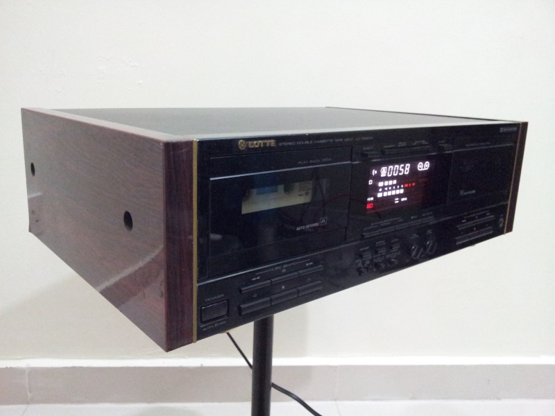 Lotte LC-7500W Stereo Double Cassette Tape Deck (sold) 20141177