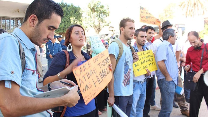 Béjaïa : rassemblement pour demander un traitement digne pour les réfugiés subsahariens et syriens 131