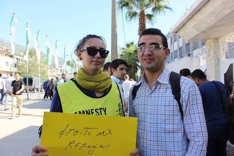 Béjaïa : rassemblement pour demander un traitement digne pour les réfugiés subsahariens et syriens 133