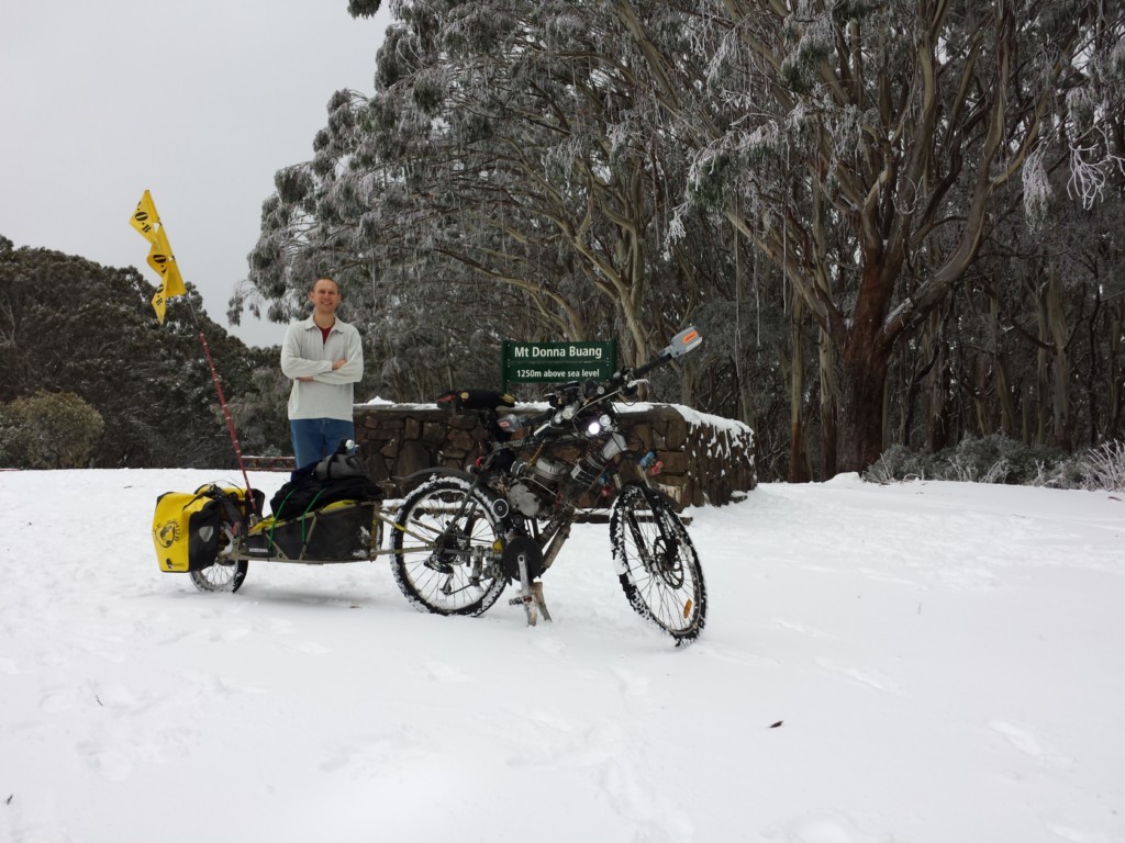 Mt Donna Buang Snow Ride - August 2014 20140815