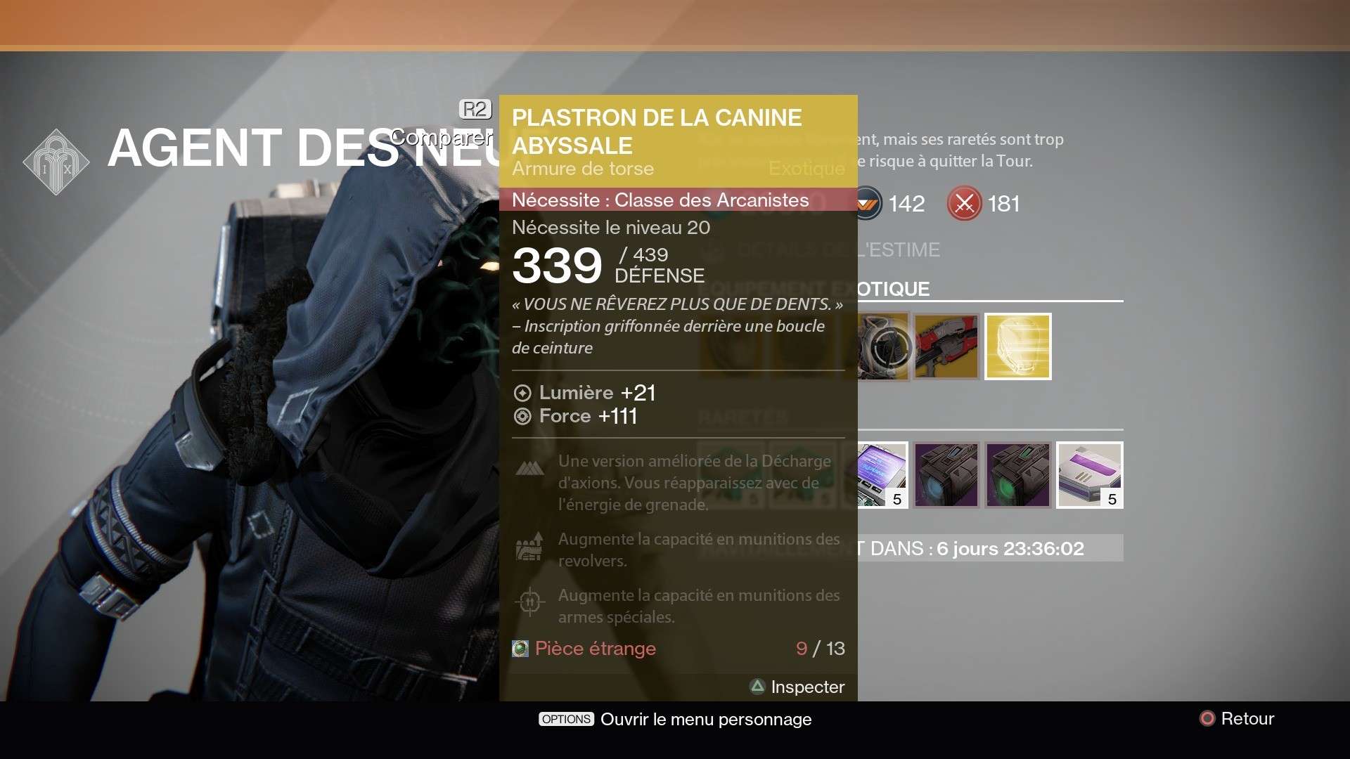 Destiny  astuce pour obtenir des armes et équipements exotiques  Destin13