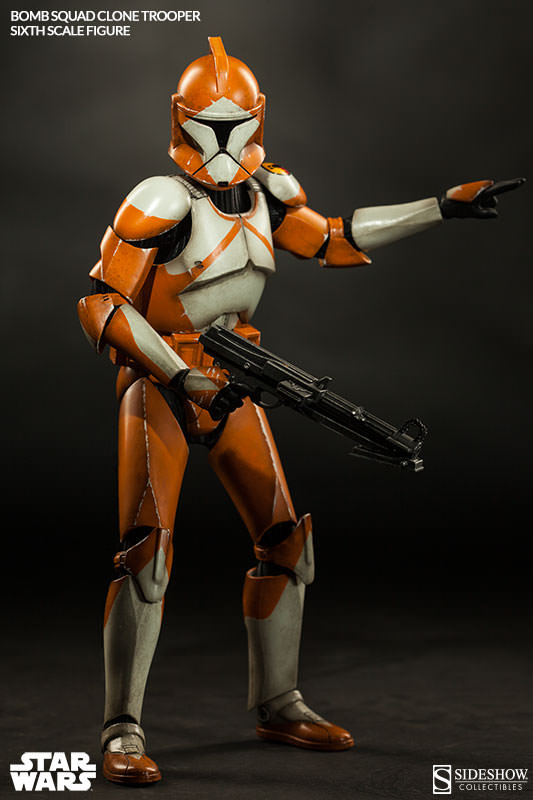 Sideshow - Star Wars - Sixth Scale Figure - Bomb Squad Clone Trooper 10019216