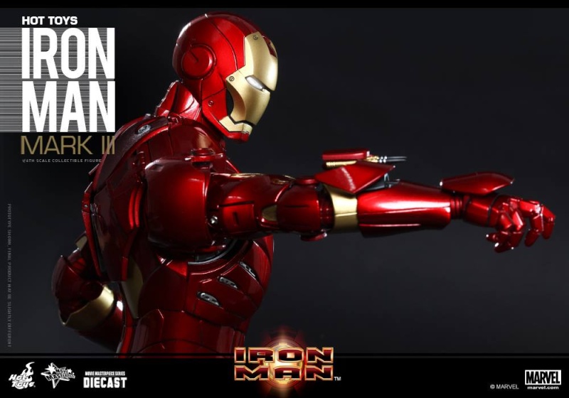 Hot Toys - Iron Man - Movie Masterpiece Series Die Cast - Mark III 1518