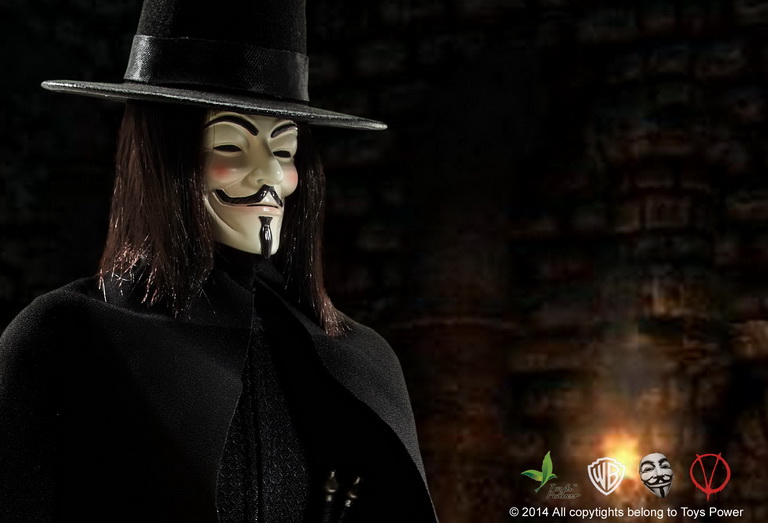 Toys Power - V For Vendetta - CT003 - Anonymous 516