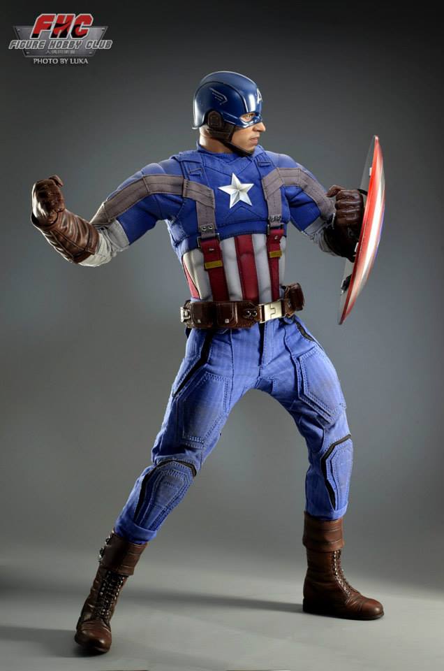 Hot Toys - Captain America: The Winter Soldier - MMS 240 - Captain America "Golden Age Version" Movie Promo Edition C1510