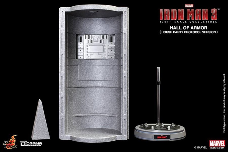 Hot Toys - Iron Man 3 - Diorama Series - Hall of Armour House Party Protocole Version E17