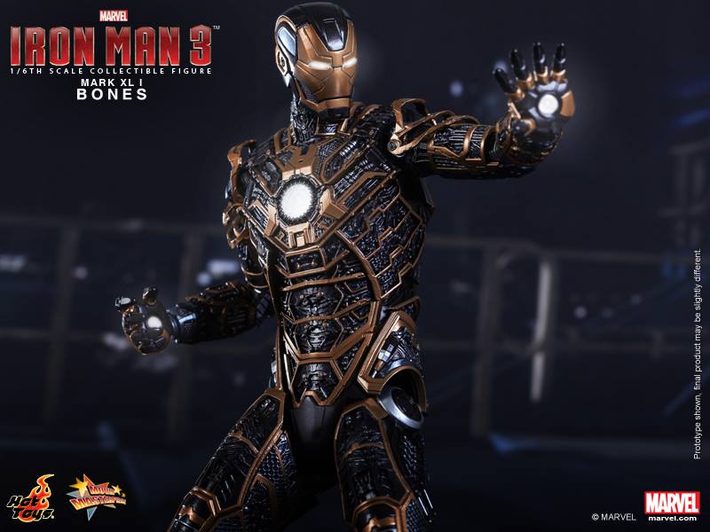 Hot Toys - Iron Man 3 - Movie Masterpiece Series - Mark XLI Bones (ou Bouse) Iron-m21