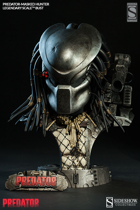 Sideshow - Predator - Life-Size Bust - Predator Masked Hunter Predat17