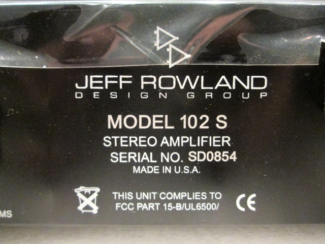 Jeff Rowland-102 Stereo Power Amplifiers-(New) 102_po17