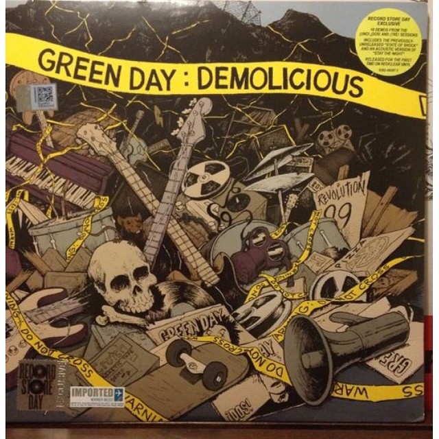 LP,Vinyl,Records-Greenday-Demolicious Greend10