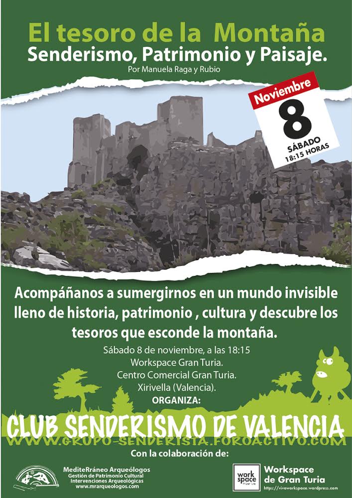 Sábado 8 de noviembre de 2014 "El tesoro de la Montaña. Senderismo, Patrimonio y Paisaje" Cartel10
