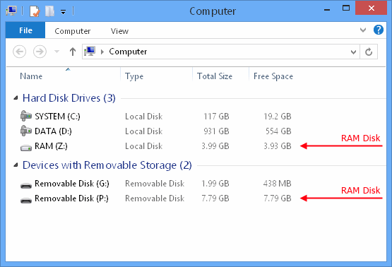 برنامج SoftPerfect RAM Disk 3.4.6 تحويل الفلاش مميوري الى مساحة إضافية للرام 25952_11