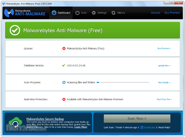 برنامج Malwarebytes Anti-Malware 1.70  للقضاء على ملفات التجسس و الفيروسات  Malwar10