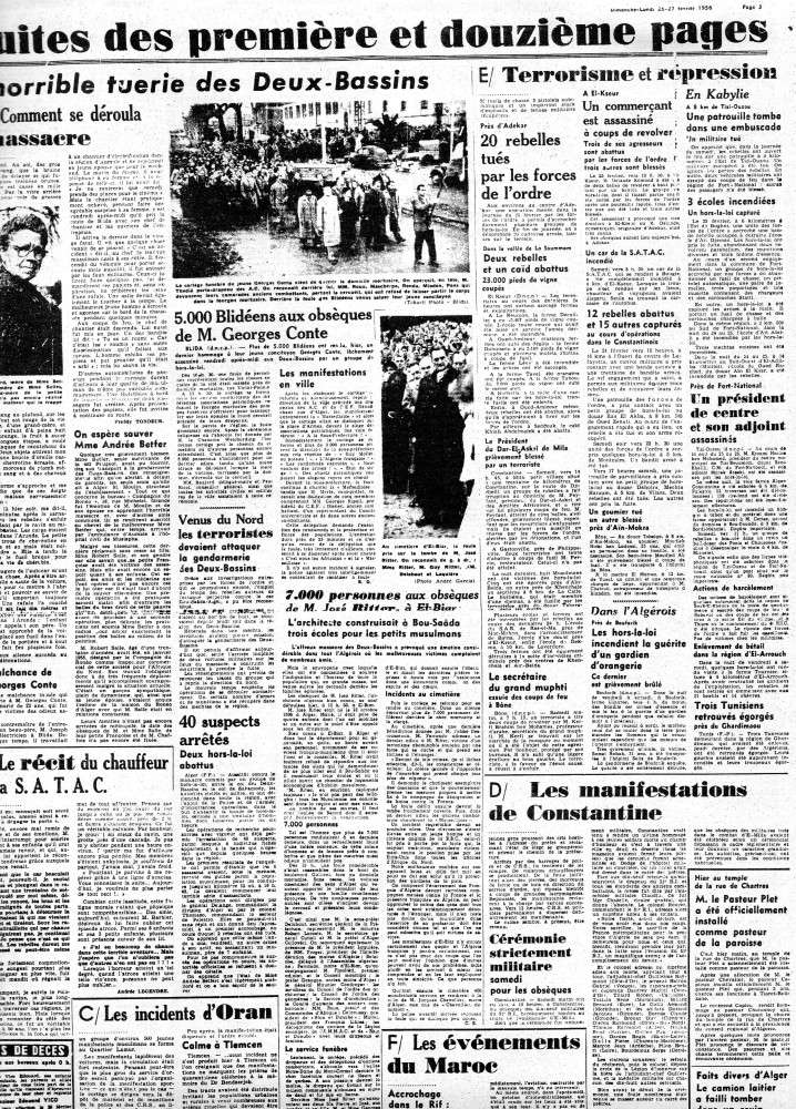ALGERIE PRESSE 1956- 2ème partie-  243